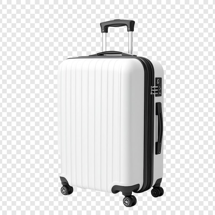 Generic luggage ad shown for laptop backpack search — same ad for every keyword